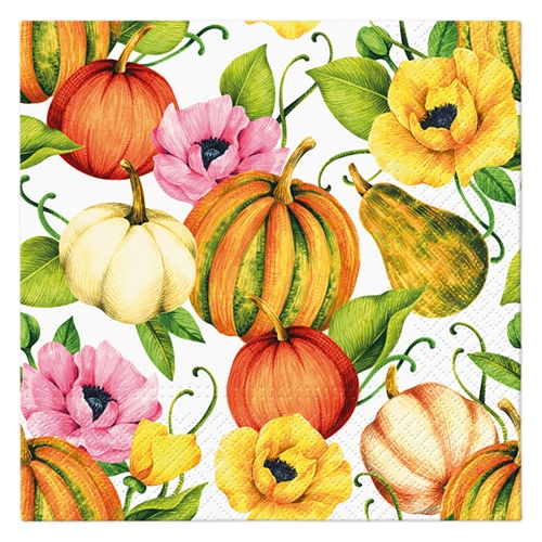 Obrúsky TaT 33x33cm Pumpkins And Poppies