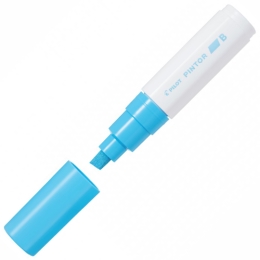 Pintor, PO, Broad, acrylic marker pastel blue