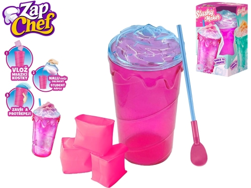Zap Chef 2asstd color 18cm plastic Slushy Maker in OTB