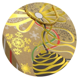 Christmas Gift Bag 9092 size M 26 x 10,5 x 32 cm  (mix 4 designs) (5)
