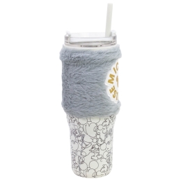 Termo hrnček Mickey Mouse s plyšovým návlekom 770 ml