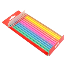 Pastelky šesťhranné M&G Unicorn - sada 12 ks (2)