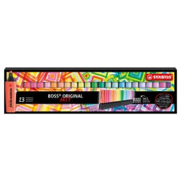 Zvýrazňovač - STABILO BOSS ORIGINAL - ARTY - 23 ks Stolný set
