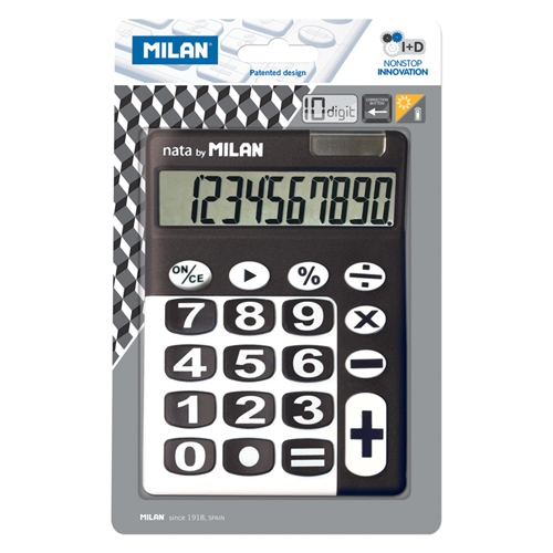 Kalkulačka MILAN stolová 10-miestna 150610 čierna 