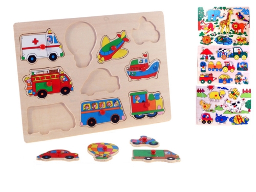 Big Tree 3asstd puzzle-board wood 30x22,5cm 24m+ in shrink