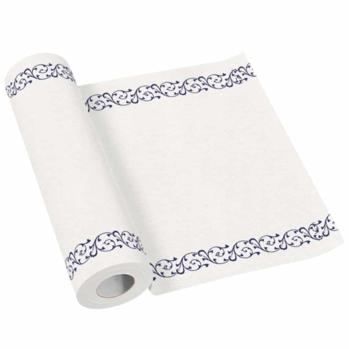 AIRLAID central strip 40cm x 24m Elegant frame - white