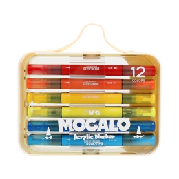 M&G MOCALO Acrylic Marker, dual tips - set of 12 colours (3)
