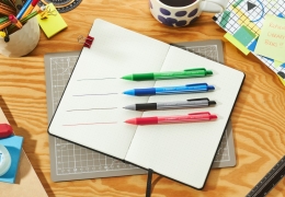 Ballpoint pen STABILO pointball colorful - blue refill (3)