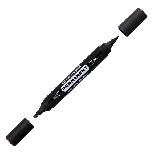Marker CENTROPEN 1666 double-sided - black