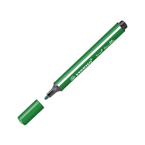 Triangular marker STABILO Trio Scribbi green