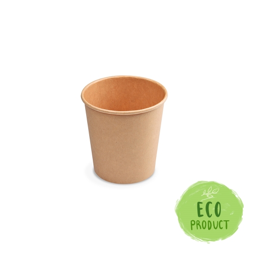 Kraft paper cup O62mm 110ml `XS: 0.08L/4oz` [50 pcs]