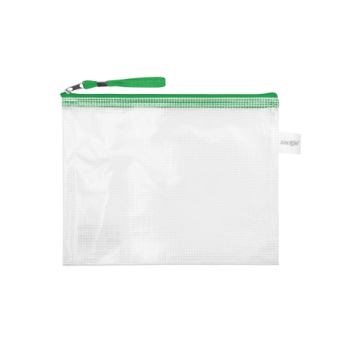 Obálka so zipsom sieťovaná PVC/A5, zelená