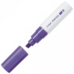 Pintor, PO, Broad, acrylic marker purple