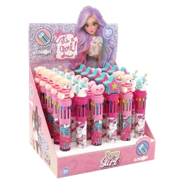Pero guľôčkové 10-farebné JUNIOR Honey Girl /1ks (1)