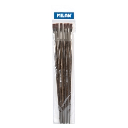 Štetec plochý MILAN č. 8 - 822 s ergonomickou rukoväťou (3)