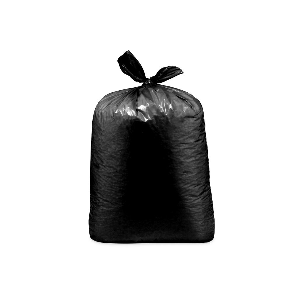 Vrece na odpadky (LDPE) ECONOMY extra-light čierne 70 x 110 cm 120L [25 ks]