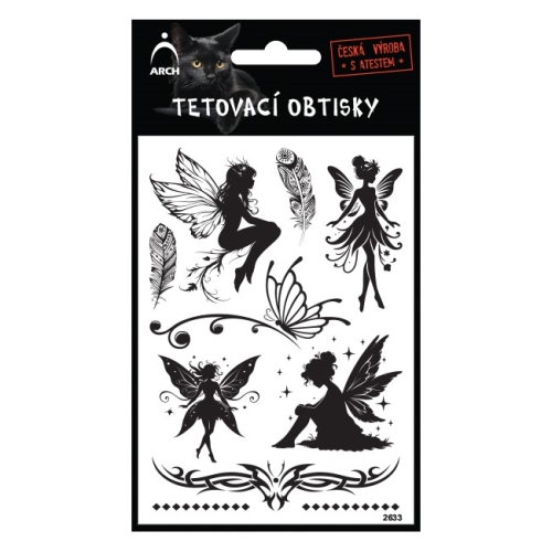 Tetovacie obtlačky čierne - Víly