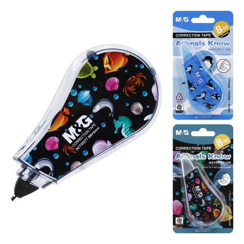 Corrector tape M&G Animals Know 5mm x 8m