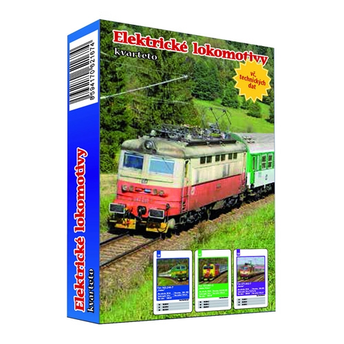 Karty hracie - Kvarteto - Elektrické lokomotívy