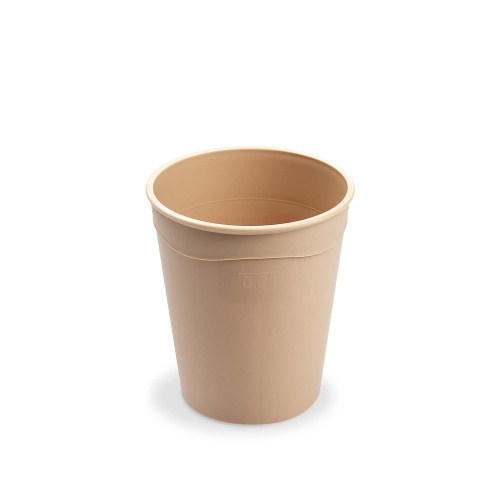 Cup (PP) reusable cream O80mm 0.2L [10 pcs]