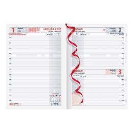 Diary 2027 daily A6 Manager - silver (1)