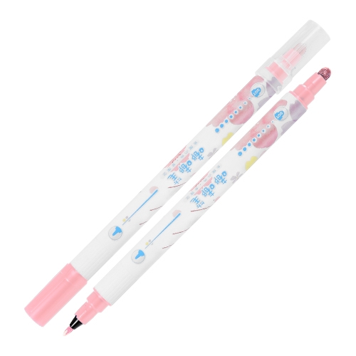 Obojstranný popisovač M&G v pere Sakura - Pastel, svetlo-ružový