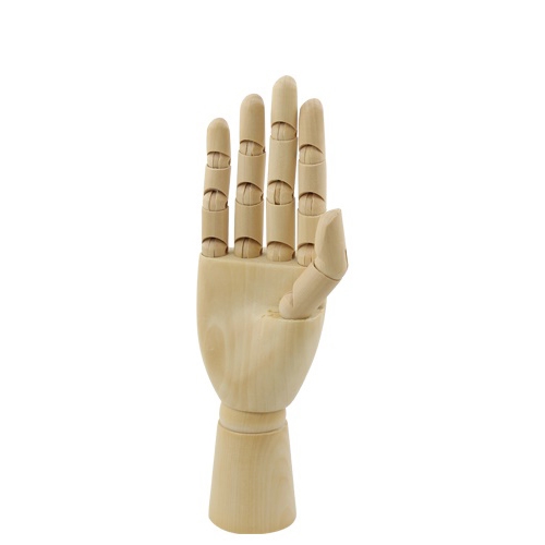 Wooden figure - right hand 30 cm
