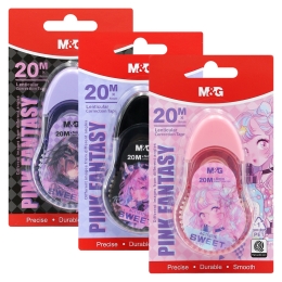 Corrector tape M&G Pink Fantasy 5 mm x 20 m - with changing image (2)