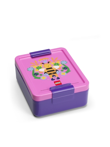 LEGO Bee box snack box - purple