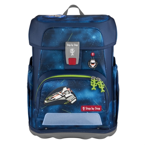 School briefcase CLOUD for freshmen - 5-piece set, Step by Step STARSHIP GALACTUS