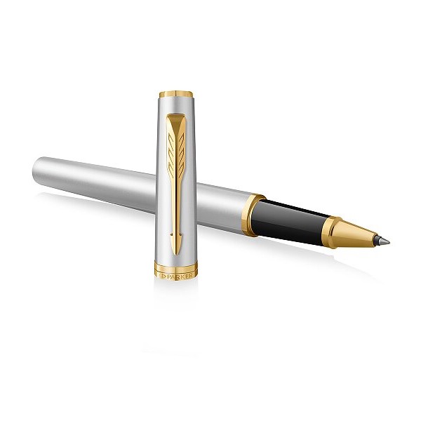 Roller PARKER Meridian Chrome GT, hrot F - čierna náplň