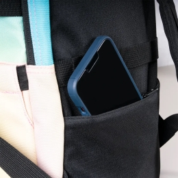4-zip school backpack (25 l) SUNSET BLACK (2)