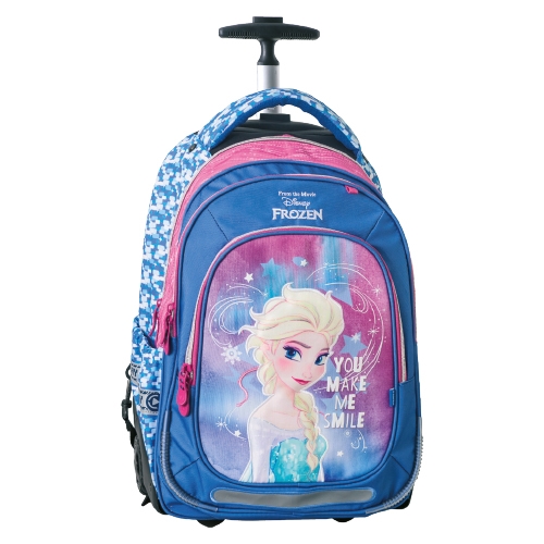 Školský batoh na kolieskach Trolley Frozen, Smile