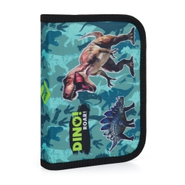 Pencil case 1 p. 2 flaps, empty - Dino