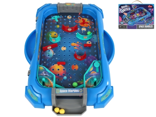 33,5x24,5x6cm plastic 2in1 space pinball table game in PBX