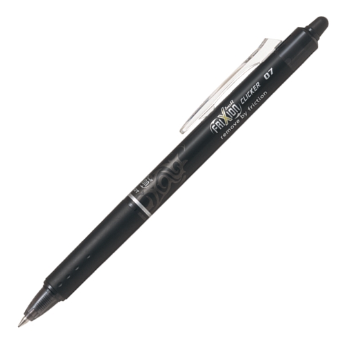 PILOT Frixion Ball Clicker 0,7 mm, čierny