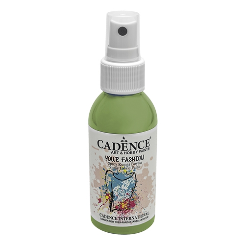 Textile spray paint Cadence, yellow-green, 100ml