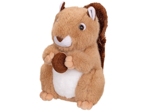 22cm plush squirrel w/nut 0m+ each in PB