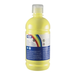 Bottle of 500ml lemon yellow poster colour