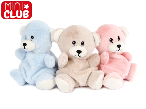 3asstd color (blue, beige, pink) 15cm plush Mini Club bear