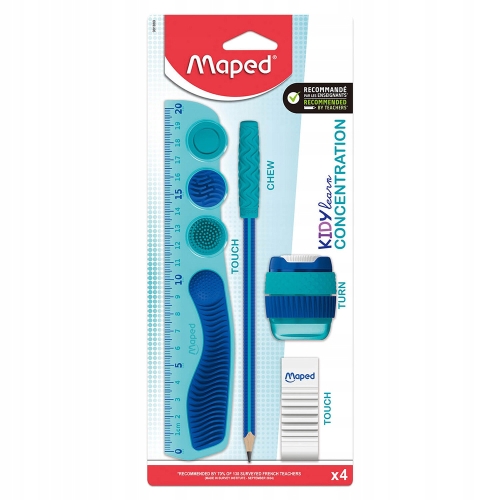 MAPED Kidy Learn Concentration Set, 4 pcs
