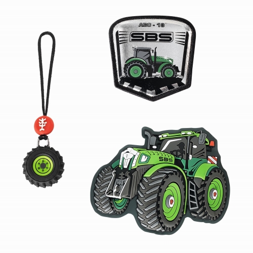 Zelený traktor