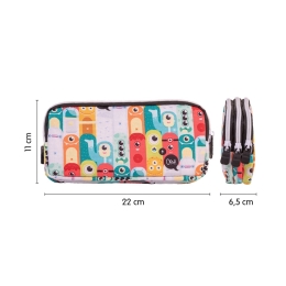 3-zip pencil cases Aliens special series (2)