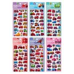 Cars Stickers, 11x24 cm (assorted designs / price per pack) (1)