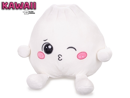 Plush Friends Kawaii 1style only (winking) 25x25x24cm white kawaii bao dumpling 0m+