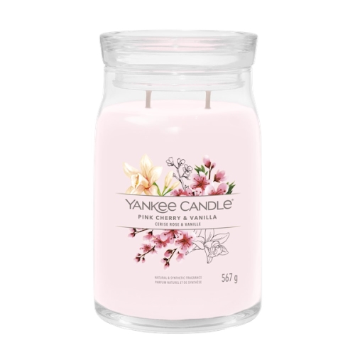 Sviečka Yankee Candle - PINK CHERRY & VANILLA, veľká