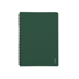 Spiral note pad A5 PP VERDE green