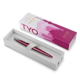 Ballpoint pen PARKER Jotter SE Tokyo Pink CT, blue M (1)