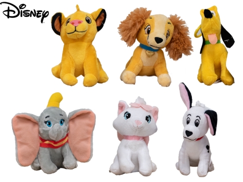 Disney 6asstd 11-12cm plush keychain 12m+