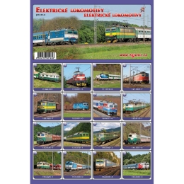 Pexeso A4 El. locomotives